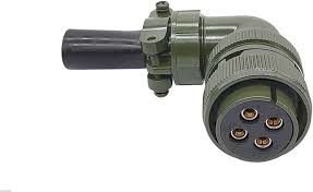 Cnc Servo Motor Güç Soketi 22-22S Dirsekli