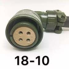 Cnc Servo Motor Güç Soketi 18-10S Dirsekli
