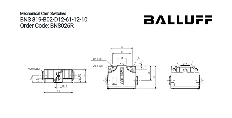 Balluff  BNS 819 B02-D12-61-12-10