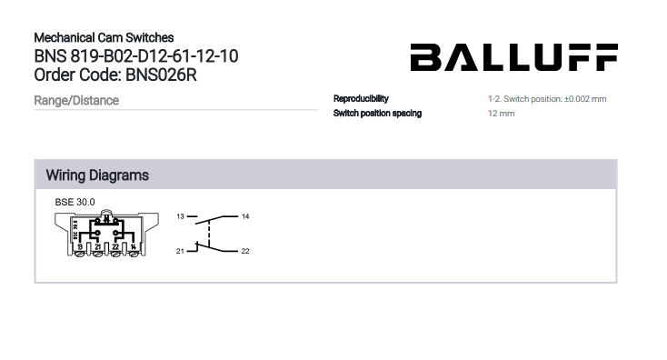 Balluff  BNS 819 B02-D12-61-12-10