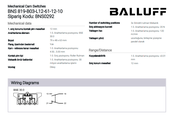 Balluff  BNS 819 B03-D12-61-12-3B