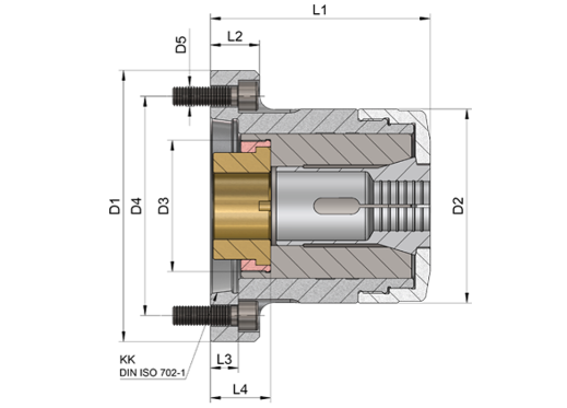 8 İnç Cnc Torna Pens Aynası - HPA-60/6